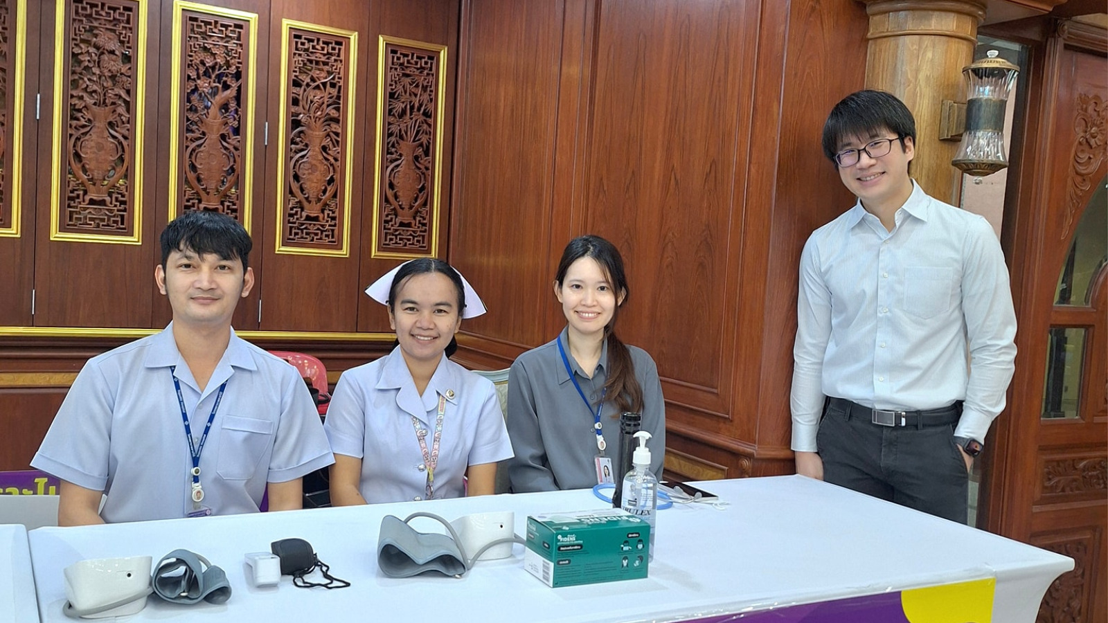 โรงพยาบาลราชวิถี 2 (รังสิต) ร่วมออกหน่วยจุดบริการตรวจสุขภาพ ในงาน 